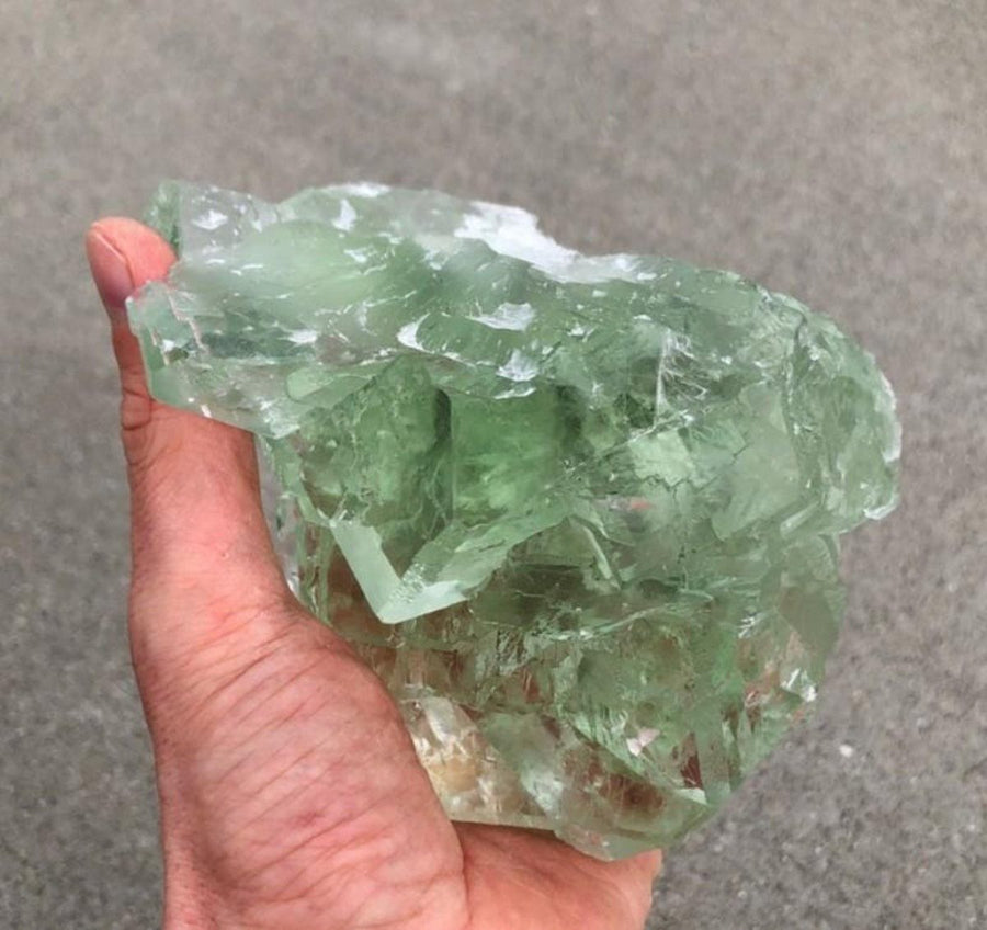 Natural Green Fluorite Crystal