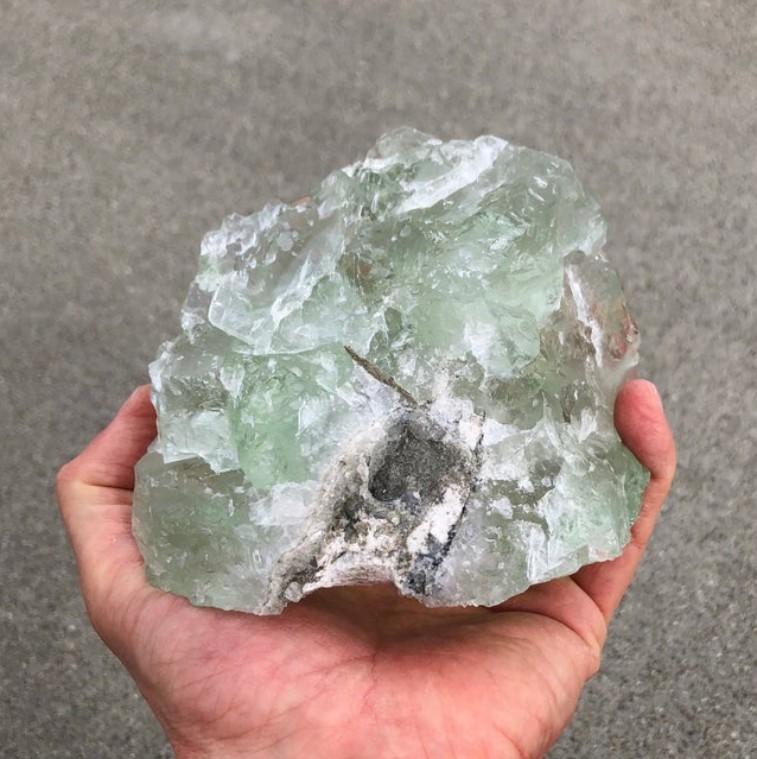 Natural Green Fluorite Crystal