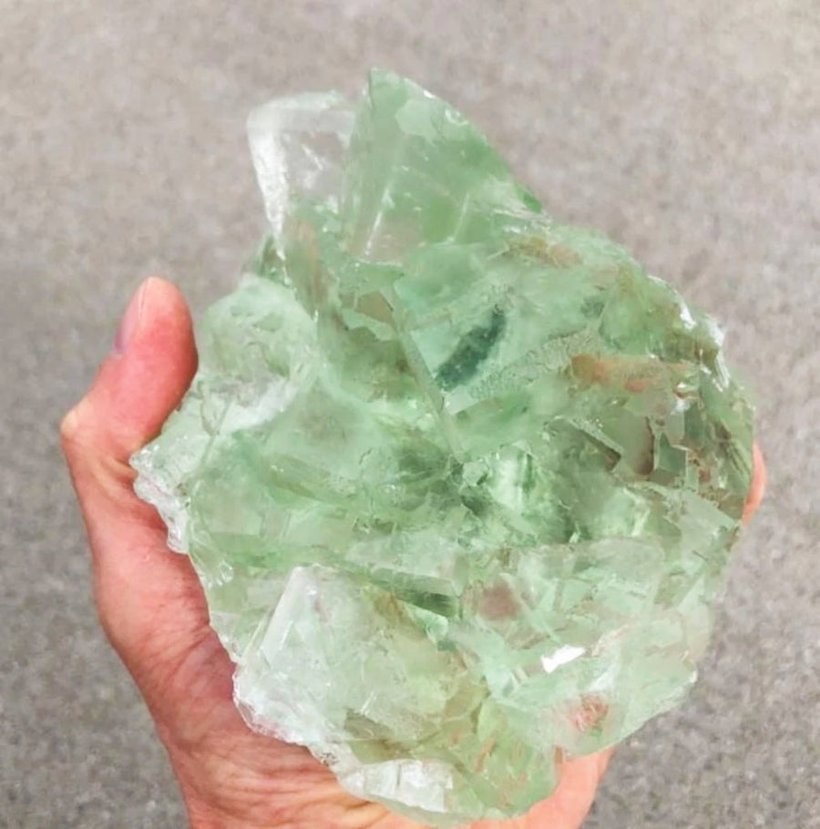 Natural Green Fluorite Crystal